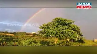 Double Rainbow Lights Up The Sky After Rain: A Spectacular View In Astaranga