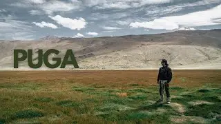 The HOTSPRINGS of Puga valley in Ladakh with @ardhstories  | Triumph Scrambler 400X & Himalayan 411