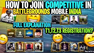 How to Join COMPETITIVE T3/T2 Scrims in Battlegrounds Mobile India | How to Register T3 Customs BGMI