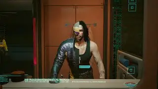 What happens when you look in the mirror during Relic Malfunctions in Cyberpunk 2077 Patch 1.0