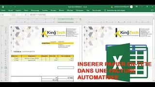 Excel pour Expert: Comment insérer un papier en-tête dans une facture automatisé