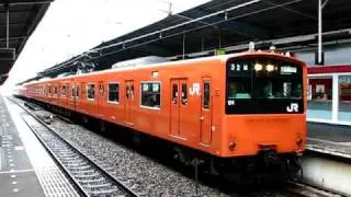 JR 大阪環状線201系(体質改善車)124編成 発車＠鶴橋