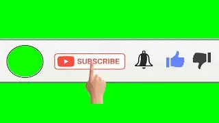 Subscribe Button green screen,Bell Icon Green Screen video,