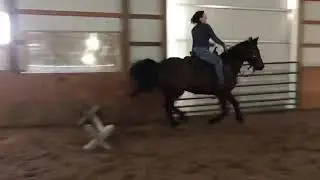 Winter riding indoors