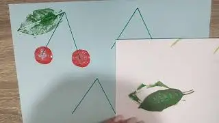 Малювання для дітей раннього та молодшого віку "Вишня"🍒🍒🍒