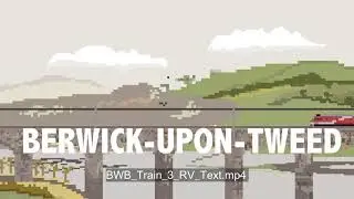 Pixel Art Animation Berwick Bridge | Free Stock Footage