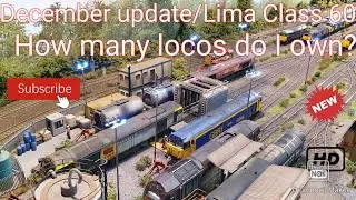 Harold Road December 2023, Lima Class 60 update and full  locomotive rolling stock check
