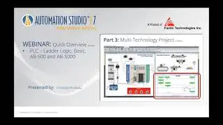 PLC ladder Logic new library AB-500/AB-5000 in Automation Studio™ Part 3 of Multi-Technology Project