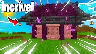 Minecraft 1.20 | Como Fazer a Nova Casa Inicial Perfeita de Cherry Blossom