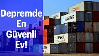 DEPREMDE EN GÜVENLİ EV... Container House, Konteyner ev