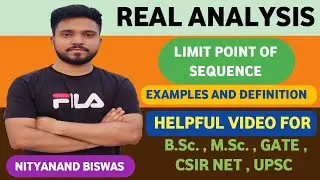 Real analysis | limit point of a sequence definition | limit point of sequence examples