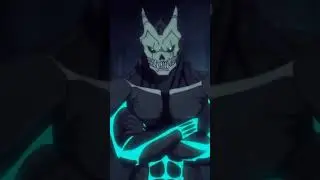 Kafka Hibino 🖤💙😠 Kaiju No. 8 #anime #kaijuno8edit