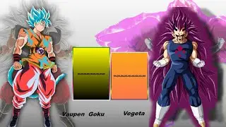 Vaupen Goku Vs Demon Vegeta Power Level