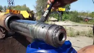 Сборка цилиндра телескопирования и замена уплотнений