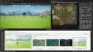 Dragging and dropping the screenshot to UE5
