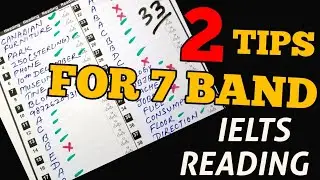 IELTS READING TIPS FOR 7 BAND