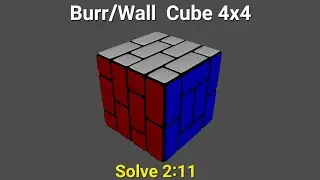 Burr / Wall Cube 4x4 Solve 2:11
