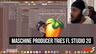 Maschine Producer Tries FL Studio For The First Time! (In Years) FL Studio Beat Making