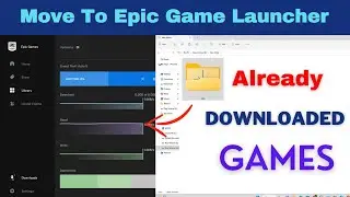 How To Already Downloaded Game GTAV Move To Epic Game Launcher | urdu