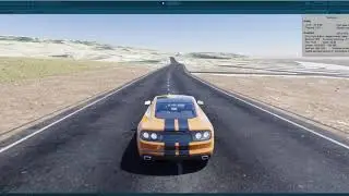 Unity 3D big world test (Driving)