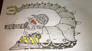 Как нарисовать Гипнос - из HomeAnimations / мультики про танки 