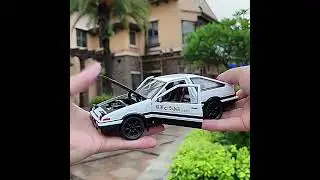 Movie Car INITIAL D AE86 Alloy Car Model Diecast & Toy Vehicles Metal Car Model Simulation Sound