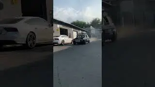 Vw Golf mk1 16v turbo | When you forgot to close the hood | Когда забыл закрыть капот