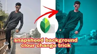 how to make snapsheed background edit|Snapsheed New background colour change|snapped photo editing..