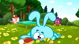 Table tennis. "Смешарики" - играют в настольный теннис