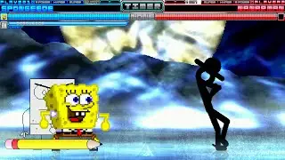 Mugen #84 SpongeBob & DoodleBob vs Nanarman