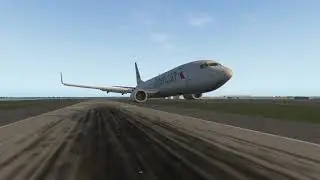 Boeing 737-800: Посадка без шасси/ Boeing 737-800: Landing without landing gear