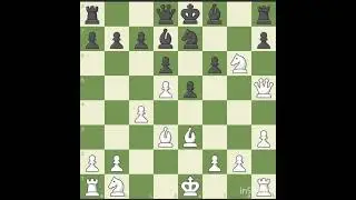 Красивая жертва ферзя! ТГК в профиле. #шахматы #chess