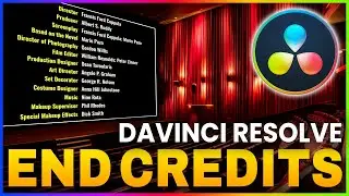 Create Cinematic End Credits in DaVinci Resolve for Free!