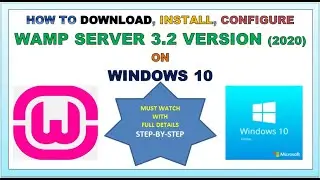 DOWNLOADING,INSTALLING AND CONFIGURING WAMP SERVER