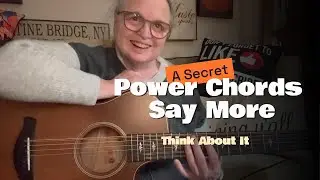 Easy Tips on Power Chords** REFERENCE! ** Learn Guitar Fingerboard SECRET! (Taylor 652CE) #guitar