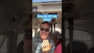 King Air PIC job offer!