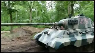 Tiger 2 - Königstiger 233 - driving at the Military Tracks 2018