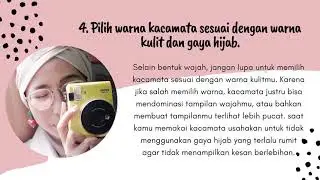 Tips memilih kacamata untuk wanita berhijab dengan bentuk wajah bulat
