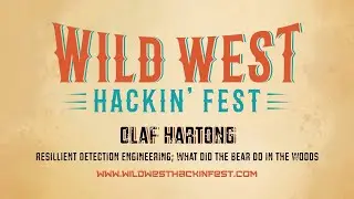 Resilient Detection Engineering | Olaf Hartong | WWHF Deadwood 2020