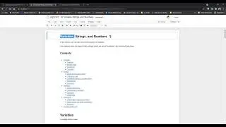 Python : Variables,Strings and Numbers