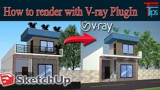 Elevation Render In sketch up with v ray Plugin | SketchUp Part -6