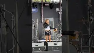 Выступила на большом байкерском фестивале в Москве #shortvideo
