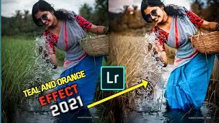 Lightroom teal and orange effect photo editingutorial | lightroom background colour change preset