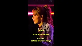 【AI 4K 60fps】 241013 'CRAZY'  LE SSERAFIM SAKURA FanCam Golden Wave in Tokyo