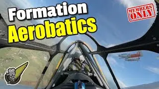 In The Cockpit: The Roaring 40's Harvard Display Team