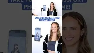 Take your own PASSPORT PHOTO at home on iPhone! ✈️ 