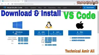 How to Download & install Vs Code | VS Code | installation | visual studio code | web development