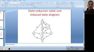 Reduced state table and reduced state diagram.