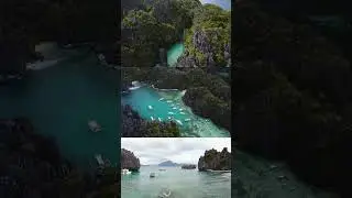 El Nido, Palawan in Philippines by drone #short