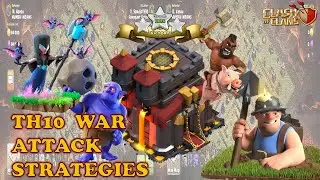 Easiest TH10 Attack Strategies 2023 for War in Clash of Clans - COC